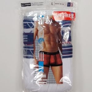 NIP Evolve 2(X)ist COTTON Men's No Show Trunks L